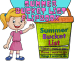 Summer Bucket List Craft. End of Year Printable Flip Book 
