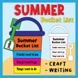 Summer Bucket List Craft & Writing Kindergarten Activities