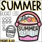 Summer Bucket List Craft and Bulletin Board for End of Yea