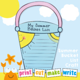 Summer Bucket List Craft and Writing Activity