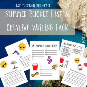 Summer Bucket List Creative Writing 1st 2nd 3rd Grade Tpt