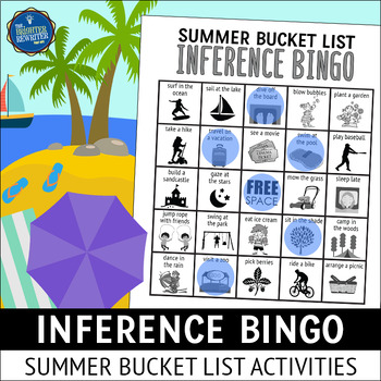 Preview of Summer Bucket List Making Inferences Bingo Game