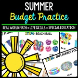 Summer Budget - Special Education - Shopping - Life Skills
