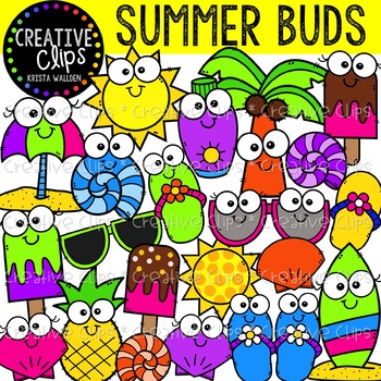 Preview of Summer Buds: Summer Clipart {Creative Clips Clipart}