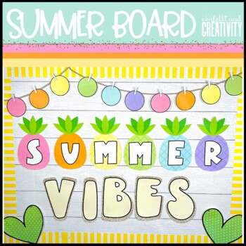 Preview of Summer Bulletin Board