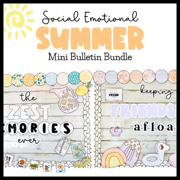 Preview of Summer Bulletin Board Ideas | Counseling May Bulletin Boards | End of Year Ideas