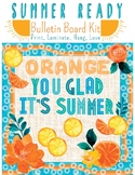 Summer Bulletin Board Kit - Oranges