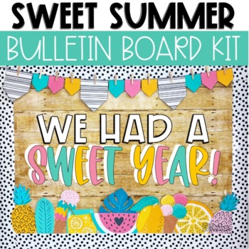 Preview of Summer Bulletin Board or Door Decor - Sweet Summer Theme