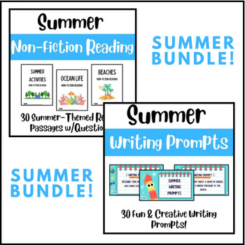 Preview of Summer Bundle: 30 Days of Reading & Writing