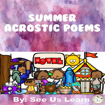 Summer Bundle Acrostic Poems by See Us Learn | Teachers Pay Teachers