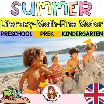 Preview of Summer Bundle. Literacy. Math. Fine Motor. English.
