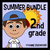 Summer Bundle for 2nd Grade | Math and Literacy Skills Review