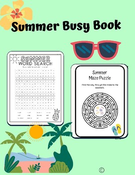 Preview of Summer Busy Book