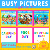 Summer Busy Pictures Clipart Growing Bundle {$33}