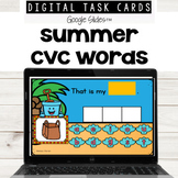 Summer CVC Words for Google Slides™ and worksheets