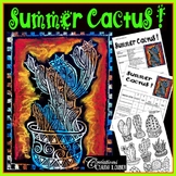 Summer Cactus - Arts Lesson Plan - Engraving