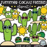 Summer Cactus FREEBIE! {cactus clipart}