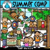 Summer Camp Clip Art Set