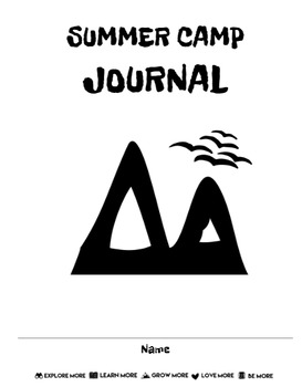 Preview of Summer Camp Explorer Journal
