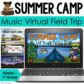 Preview of Summer Camp - Music Virtual Field Trip for Google Slides