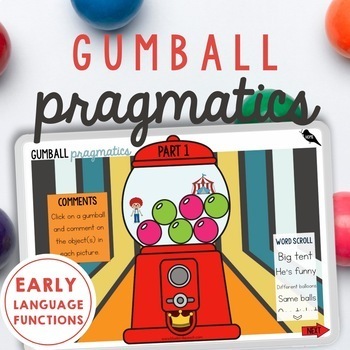 Preview of Summer Carnival Play-Based Pragmatics Gumball Models for Gestalt Learners