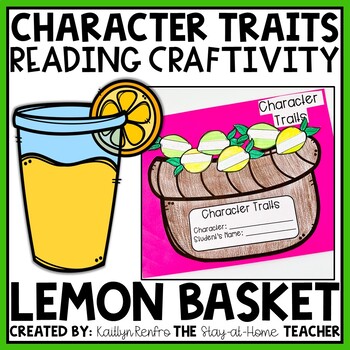 Preview of Summer Character Traits Reading Craft