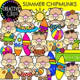 Summer Chipmunk Clipart {Summer Animal Clipart}