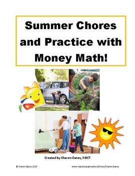 Preview of Summer Chores and Practice with Money Math