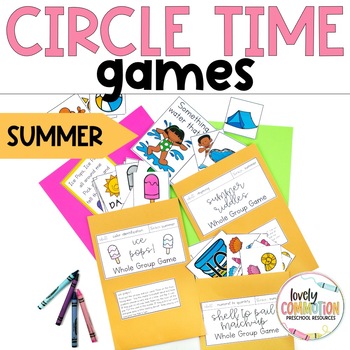 Preview of Summer Circle Time Games
