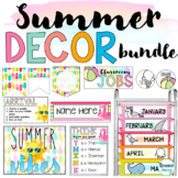 Summer Classroom Decor BUNDLE | Summer School | Beach Goog