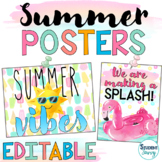 Summer Classroom Posters - End of the Year Posters - Summe