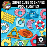 Summer Clipart | 2D Shapes | Pool Floaties Inflatables