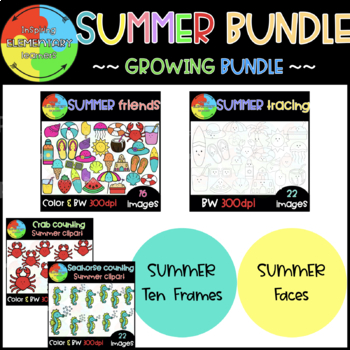 Preview of Summer Clipart | BUNDLE Clip Art