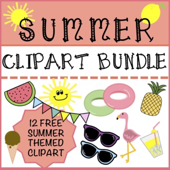 free summer theme clipart