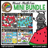 Summer Clipart - Mixed Math Fun Mini Bundle