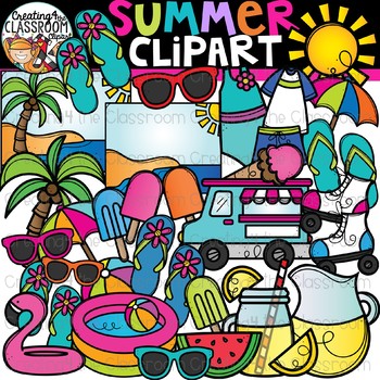 Summer Clipart Seasons Clipart By Creating4 The Classroom Tpt
