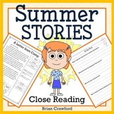 Summer Close Reading Comprehension Passages & Writing | Li