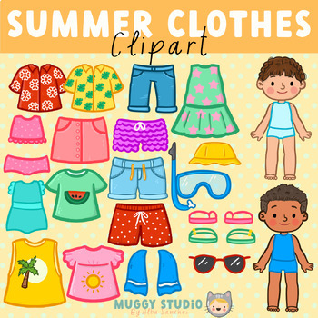 Clip Art Summer Clothes