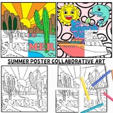 Summer Collaborative Art Poster I End of the Year Craftivi