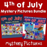 Summer Color Page Activity Puzzle, 4th of July Mystery Pic