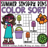 Summer Color Sensory Bin Activities | Homeschool Preschool