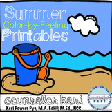 Summer Color-by-Feeling Printables