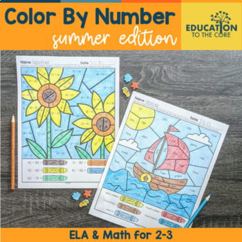 Color Your Way to a Fun Summer with Summer Coloring by Number