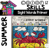 Summer Color by Code Sight Words (Primer)