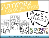 Summer Coloring Book {Freebie}