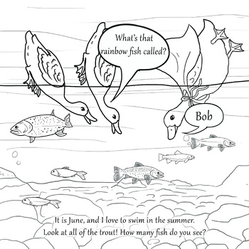 Preview of Summer Coloring Page