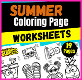 {$5 Summer Coloring Sheets}  19 Fun, Creative Designs End 