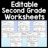 Sight Word Worksheets for 2nd Grade {46 Pages!}