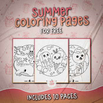 Preview of Summer Coloring Pages