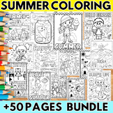 Summer Coloring Pages Activities End of the Year Coloring 